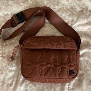 Lululemon quilted embrace crossbody. Not available in stores. Ancient copper.